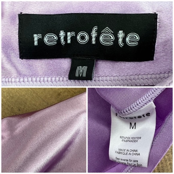 Retrofête Lilac Dove Top M - Picture 3 of 3